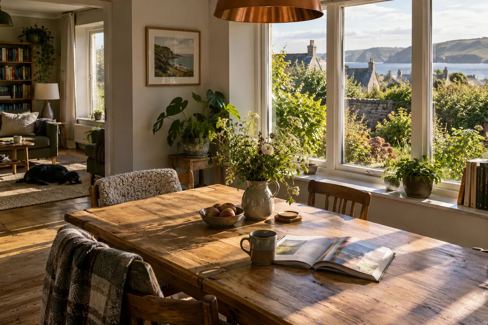AI illustration: home concept inspired by Ireland, not a real property listing