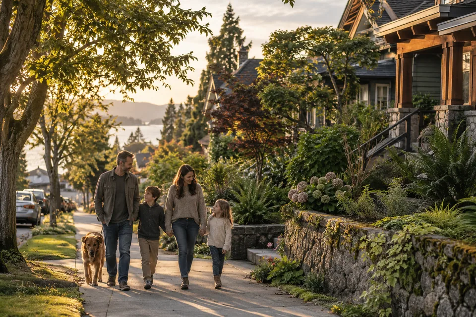 AI illustration: everyday scene inspired by Canada