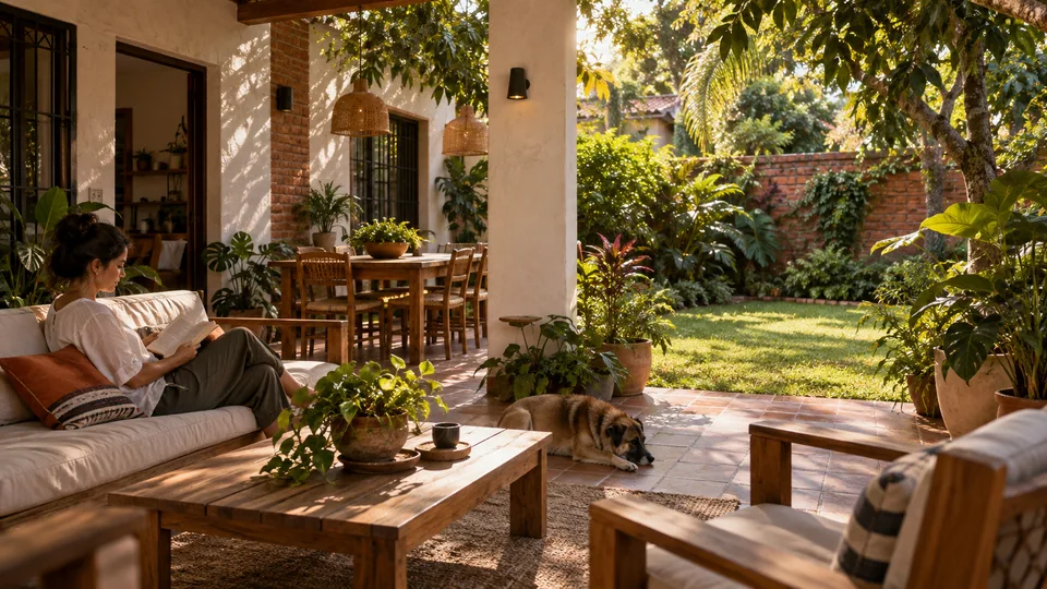 AI illustration: home concept inspired by Paraguay, not a real property listing