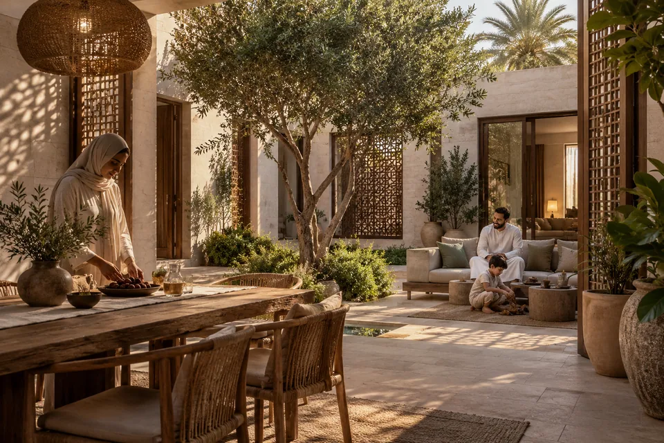AI illustration: home concept inspired by UAE, not a real property listing
