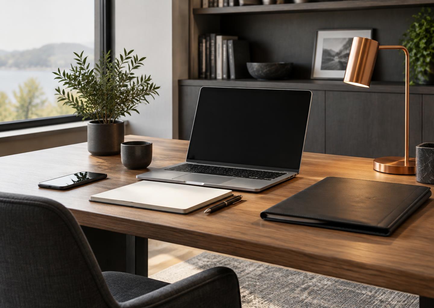 A quiet workspace for clarifying the next steps.