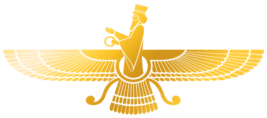 Golden winged symbol